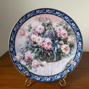 Floral Ceramic   Plate